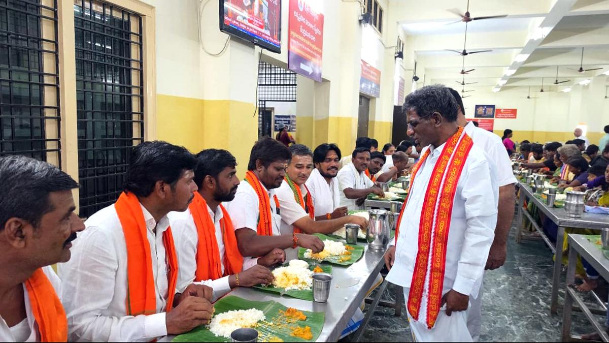 Srisailam Temple Expands Prasadam Distribution Ahead of Kartik Month