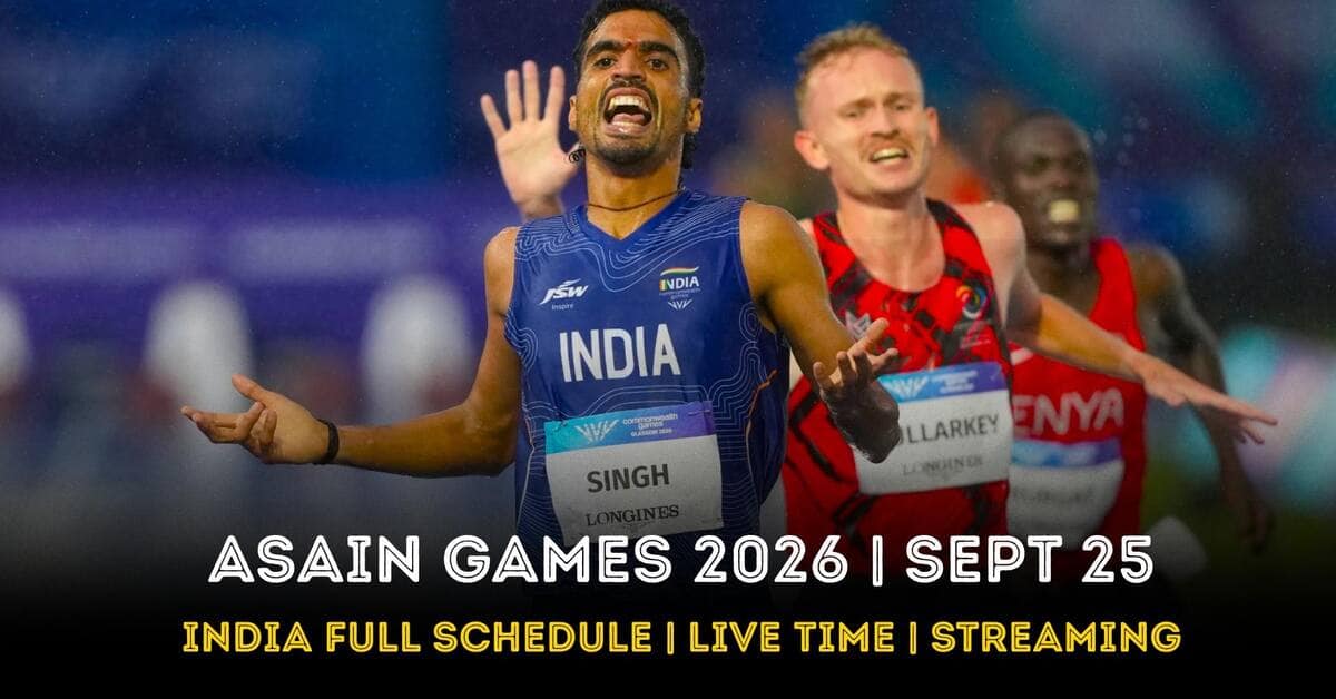 India eyes seven medal chances on Asiad Day 6 across multiple sports