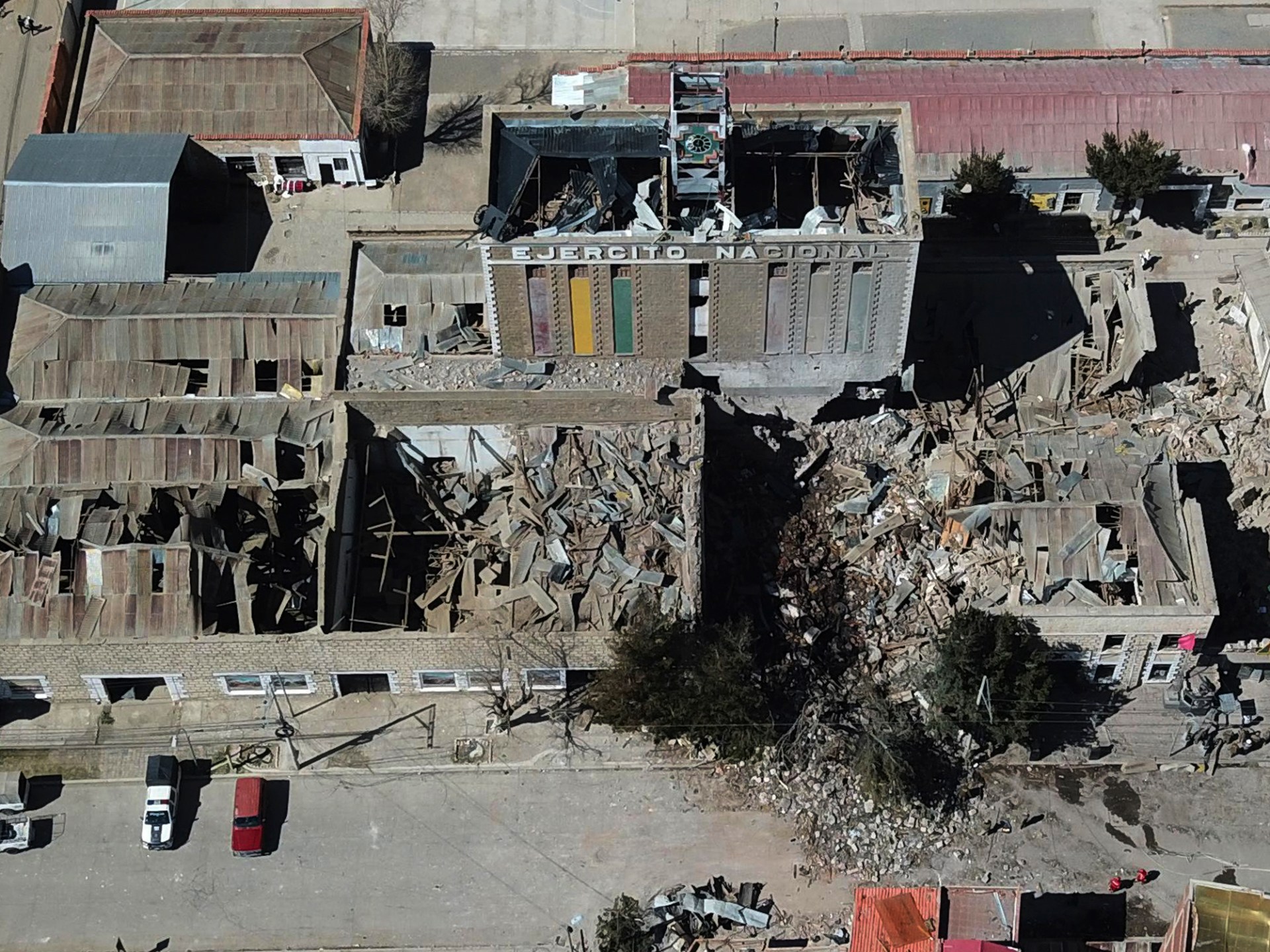 Bolivia military base explosions kill seven, leave seven missing near capital
