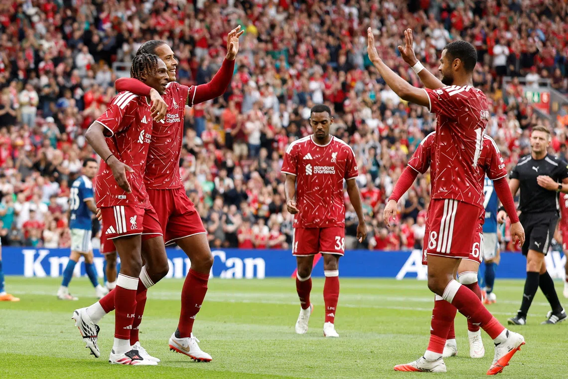 Liverpool's rebuilt defence needs time to find rhythm, says Van Dijk