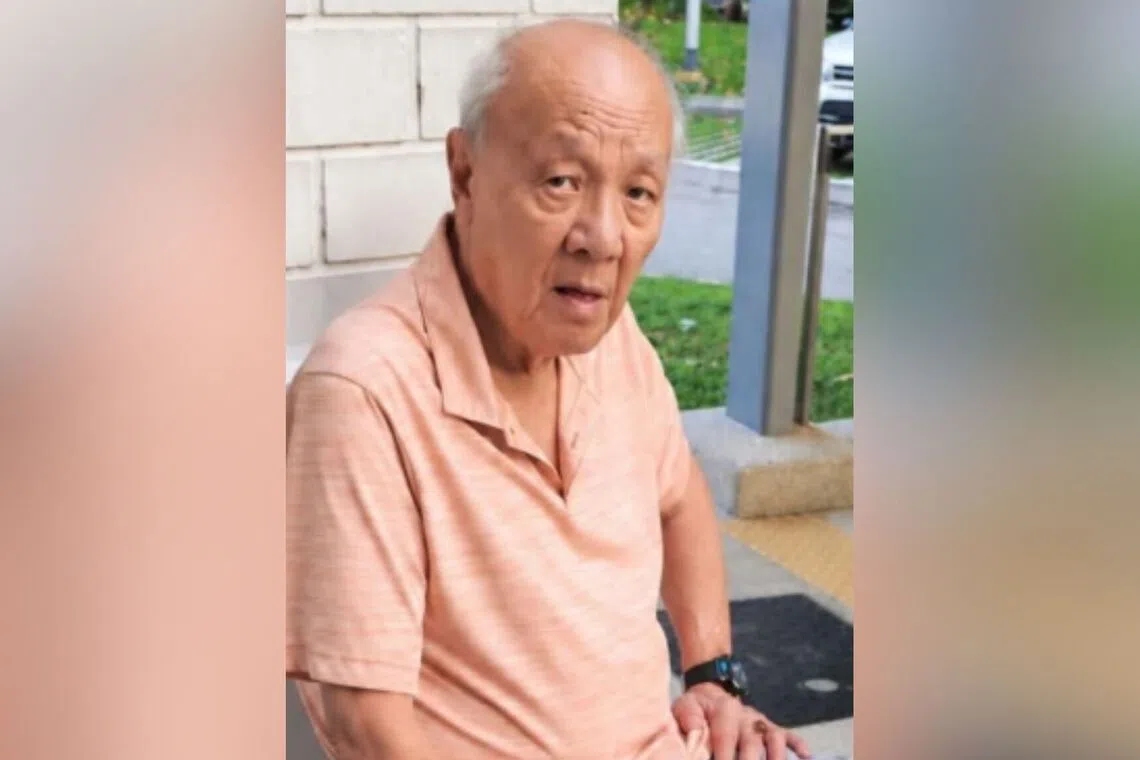 Police seek 79-year-old man missing from Hougang since September