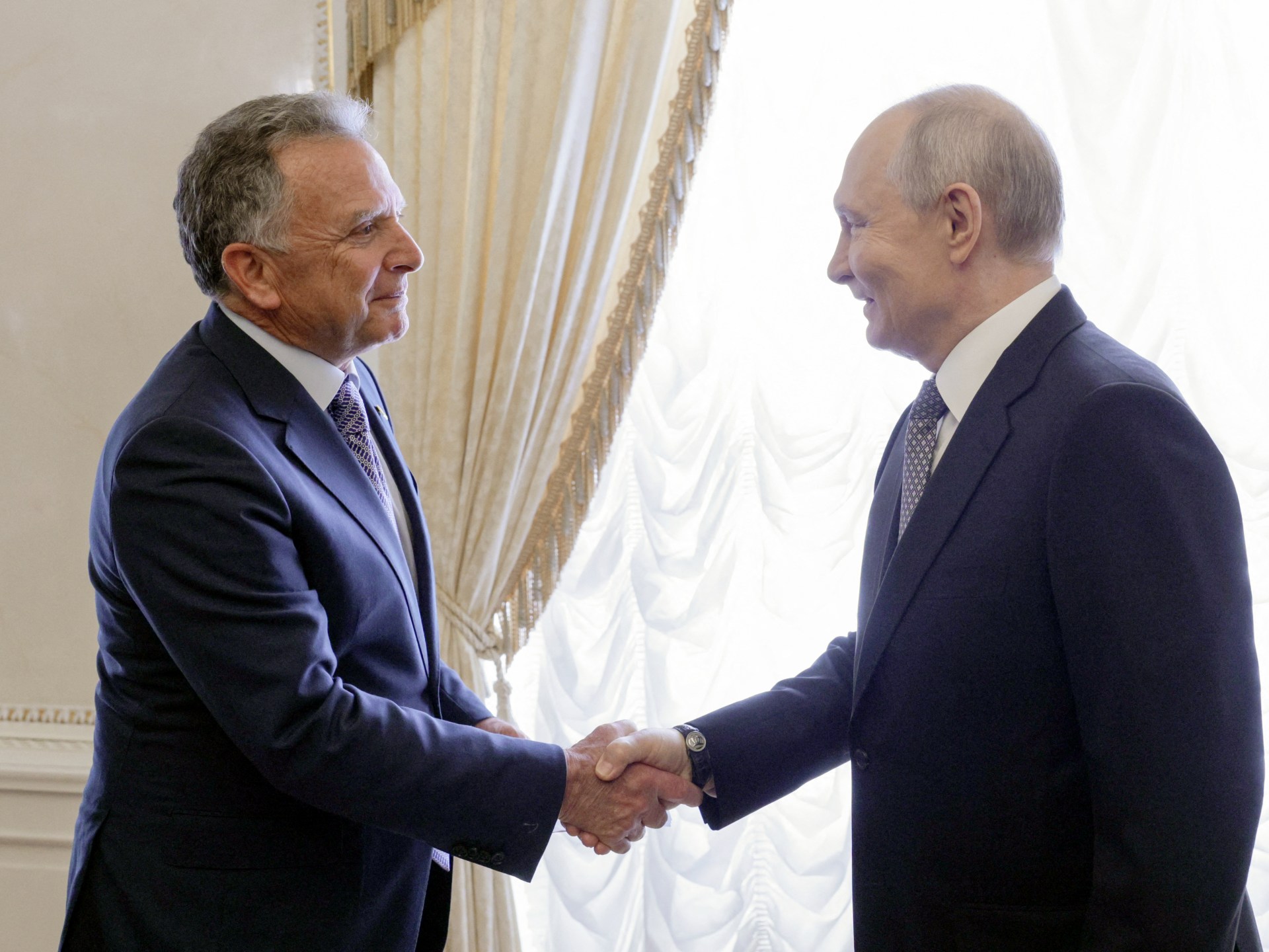 Trump envoys meet Putin as Ukraine fears US support wavering