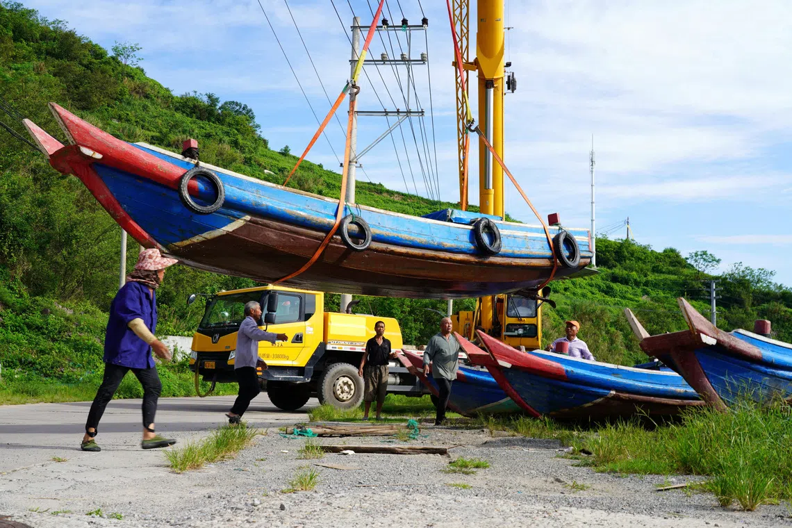 Typhoon Saudel batters China's east coast, forcing mass evacuations