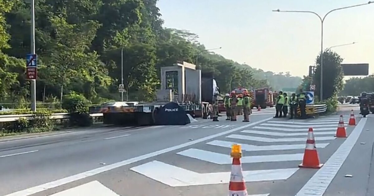 One fatality in accident on Kranji Expressway near Woodlands