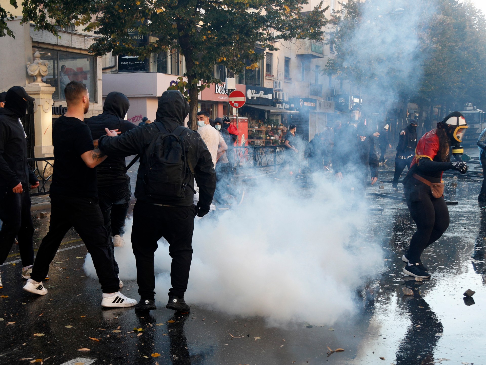 Albanian police deploy tear gas as education protests turn violent