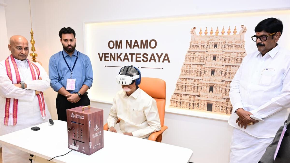Naidu inaugurates museum, flags off electric buses at Tirumala shrine