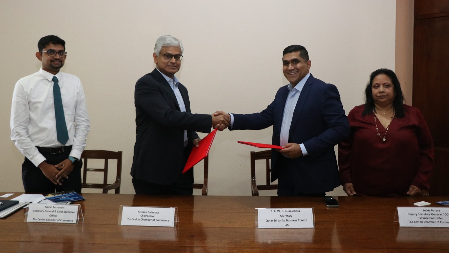 Ceylon Chamber expands regional trade connections with Qatar, Lebanon