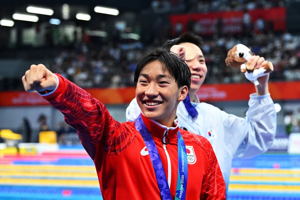 Japanese teen Ohashi smashes world record in Asian Games pool