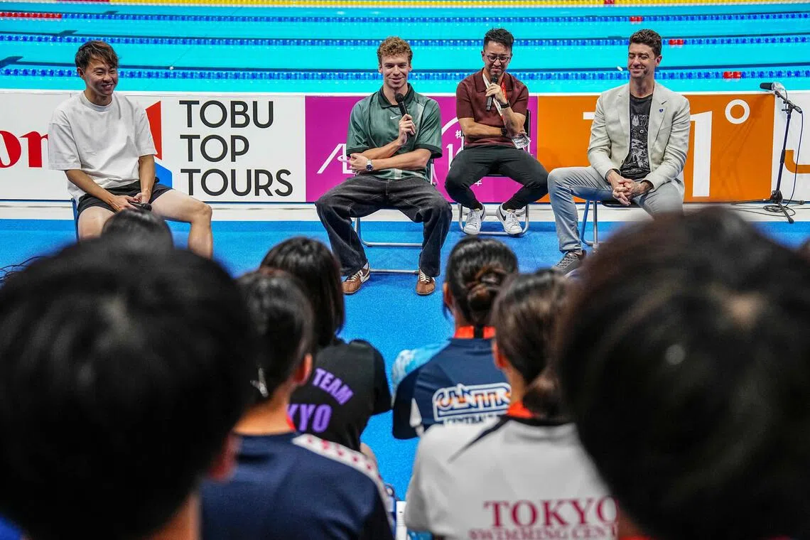 French swimmer Marchand eyes tough competition from Japan at LA Olympics