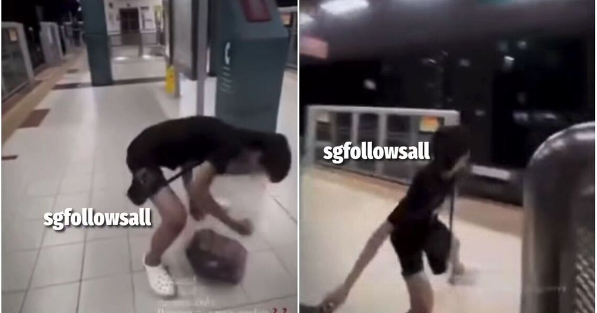 Teen questioned over object thrown from Punggol LRT platform