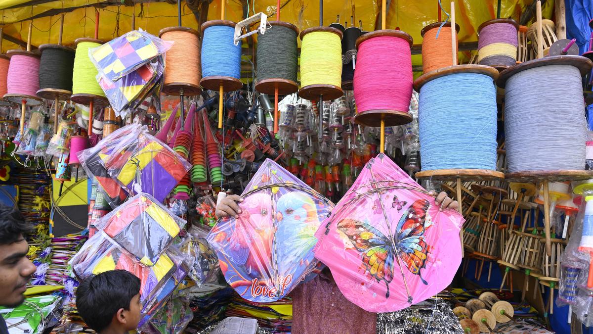 Motorcyclist injured as sharp kite string winds around neck in Karnataka