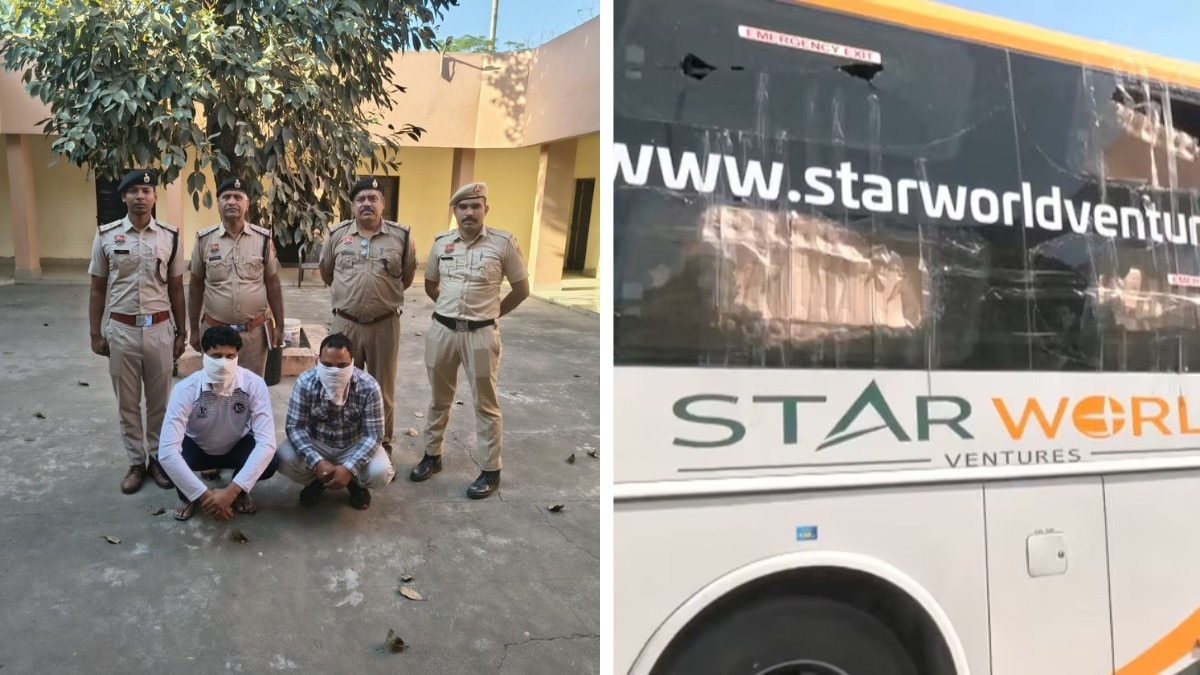 Two arrested after stone-pelting incident on Kashmir-bound bus in Haryana