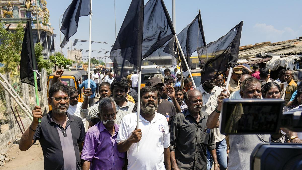 Fishing community protests government's Secretariat building plan at Foreshore Estate