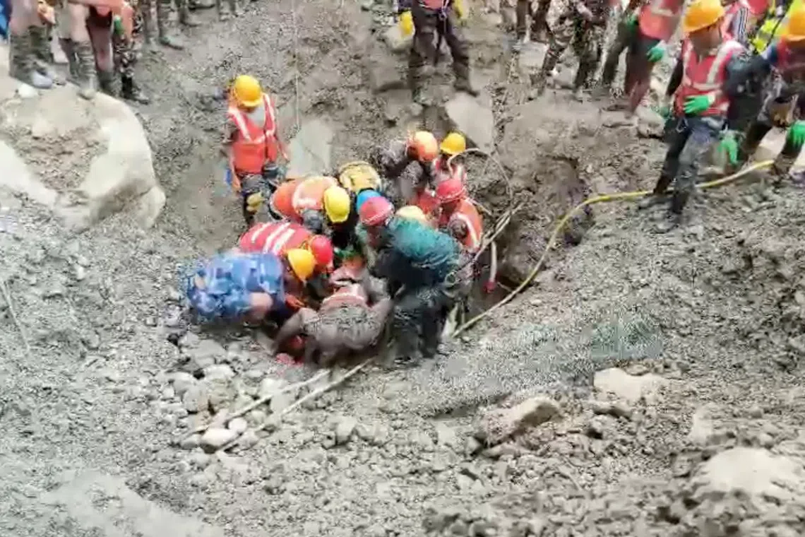 Two survivors rescued from Nepal tunnel nine days after glacier disaster