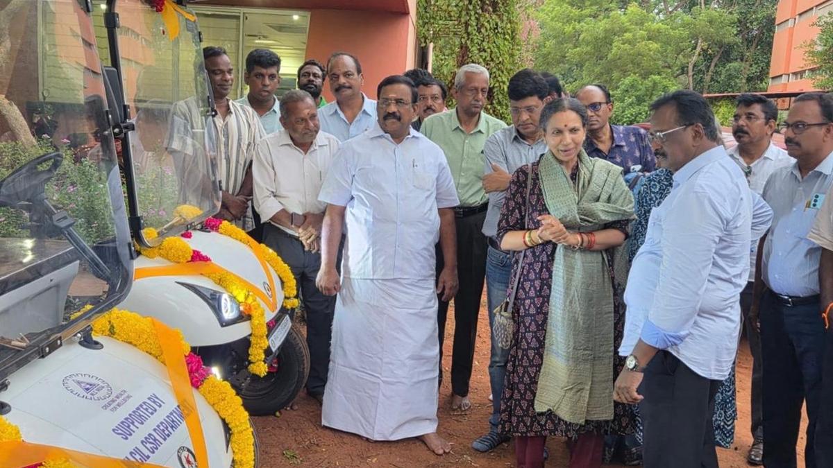 NLCIL donates electric vehicles to Auroville under CSR programme