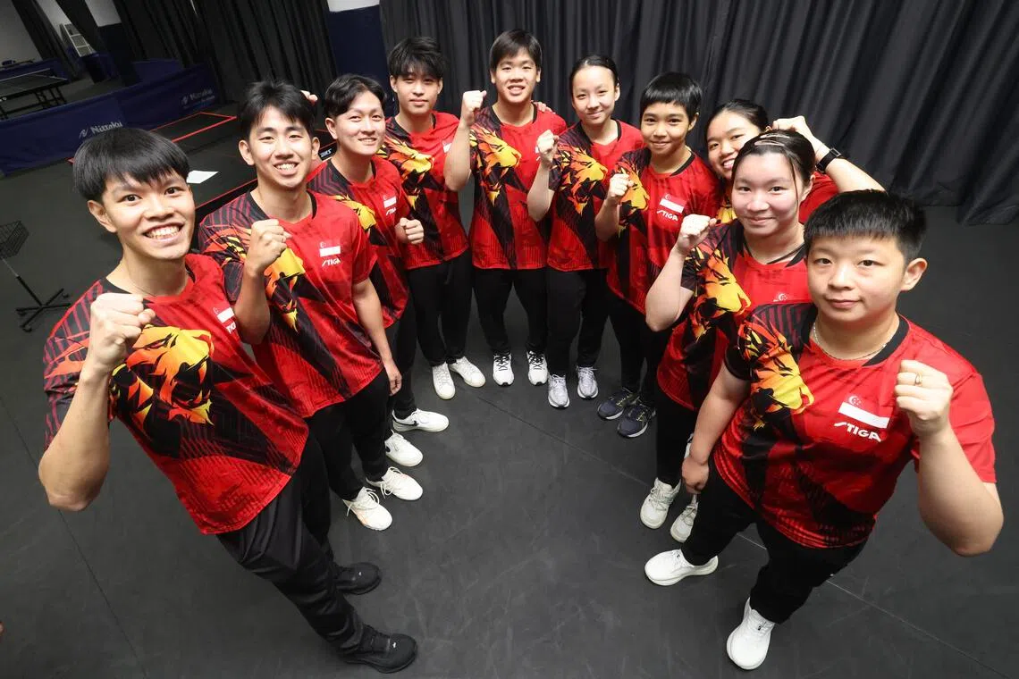 Singapore table tennis targets redemption at Asian Games