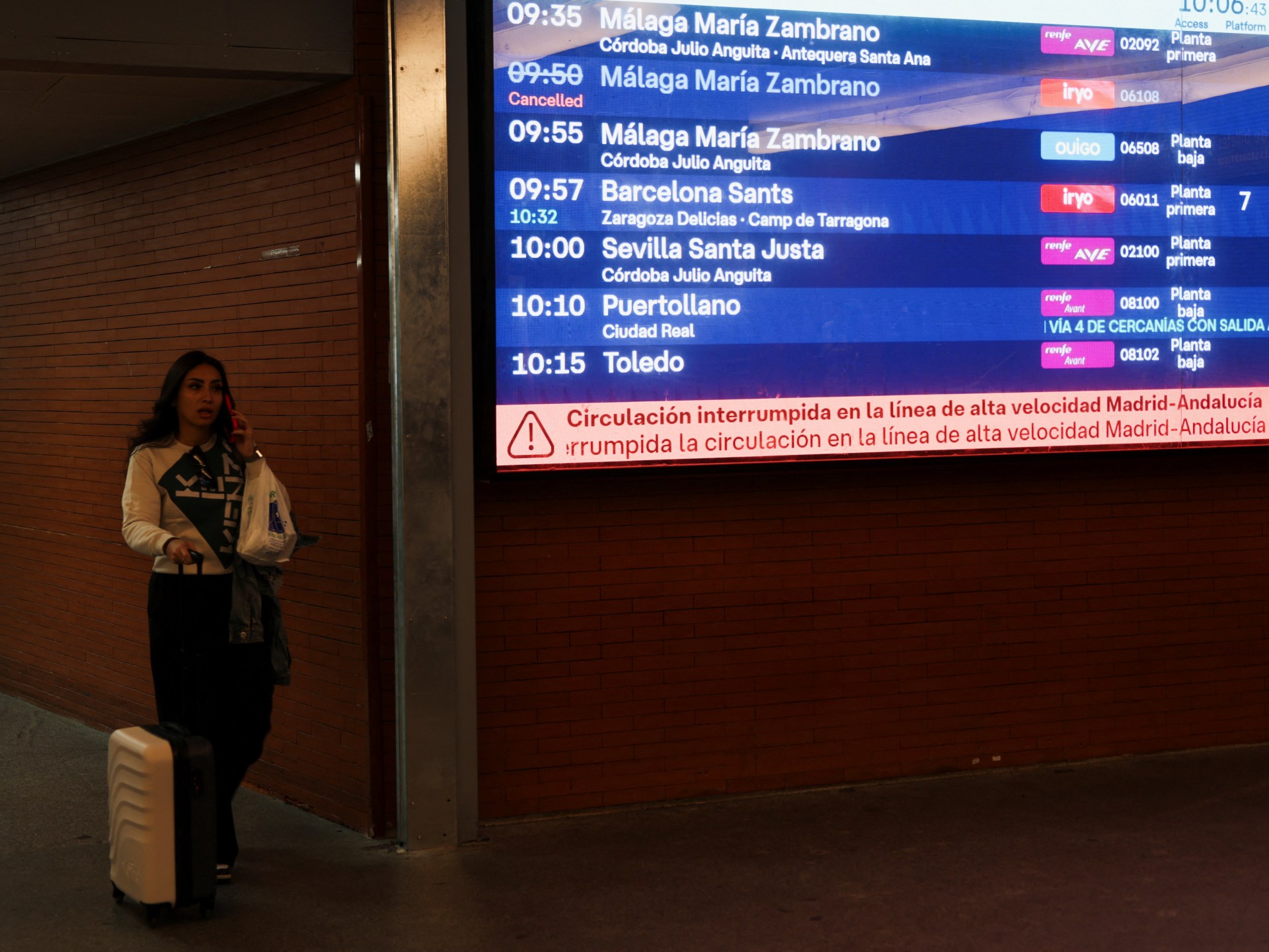 Multiple injuries reported as two trains collide in Spain