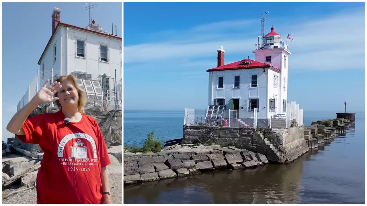 Woman transforms abandoned Ohio lighthouse into sustainable summer retreat