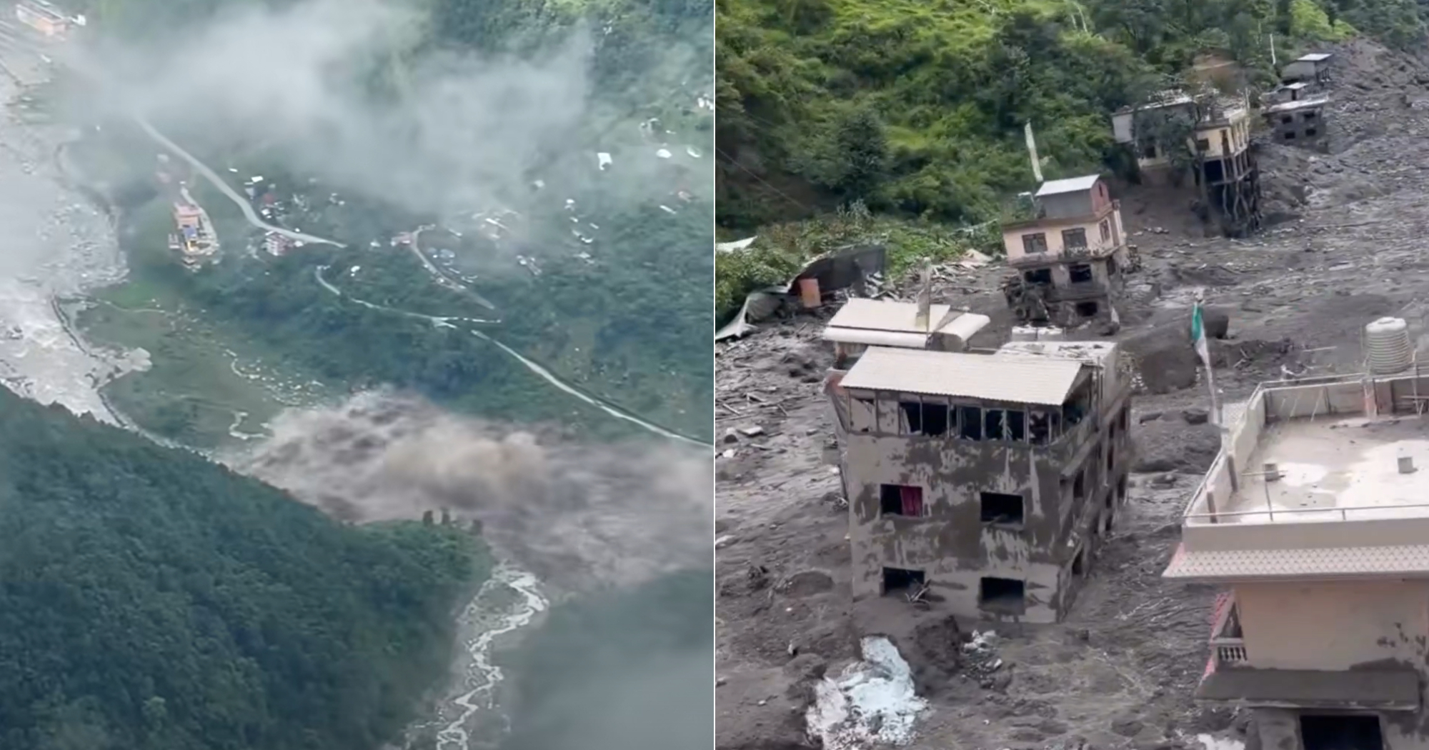 Glacier collapse triggers deadly Nepal flash flood; hundreds missing