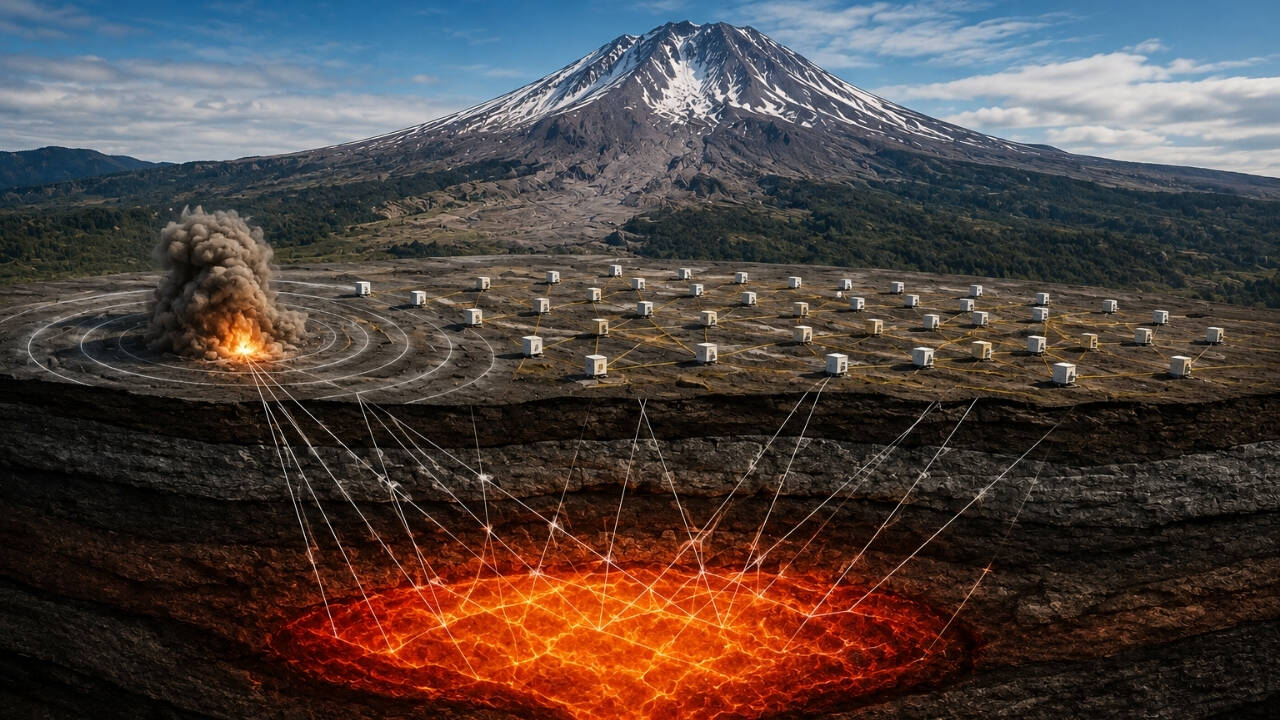 Controlled blasts reveal magma chambers beneath Mount St Helens