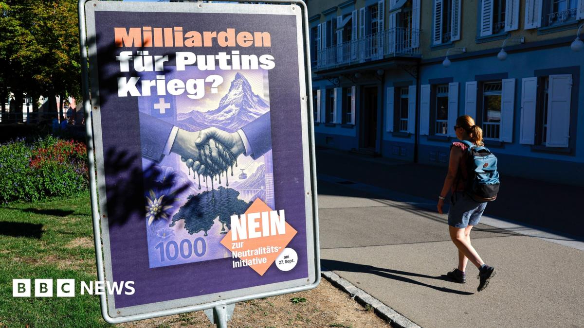 Swiss voters reject stricter neutrality rules in referendum