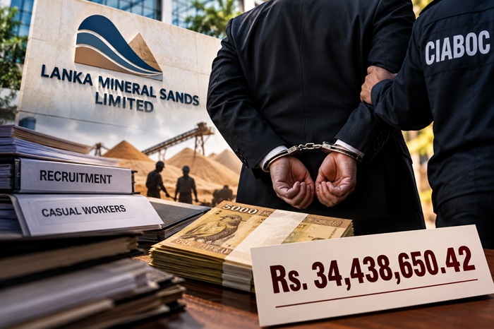Former Lanka Mineral Sands Chief Arrested Over Disputed Salary Payments