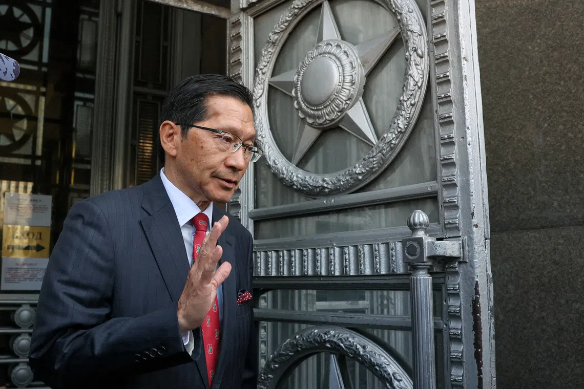 Russia lodges formal protest with Japan over PM's island dispute remarks
