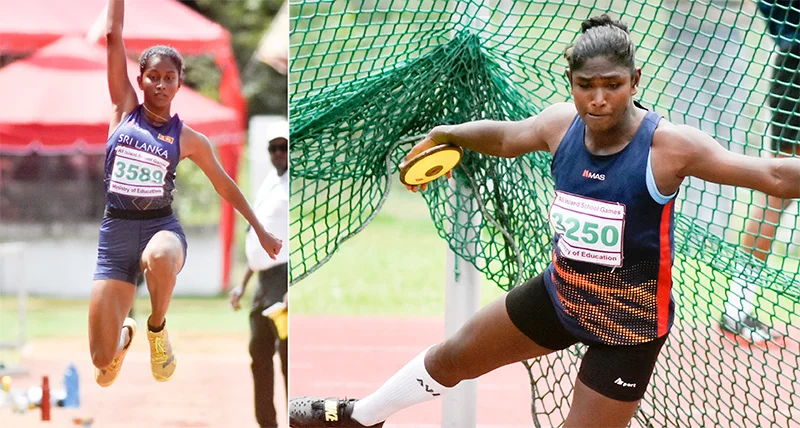 Jayasinghe, Rajapakshas shine at All Island Schools Athletics Championship
