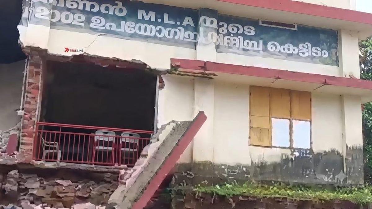 Kerala school building partially collapses; holiday averts potential disaster