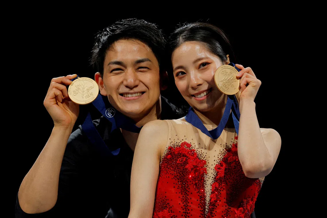 Japanese figure skating champions Miura and Kihara announce engagement