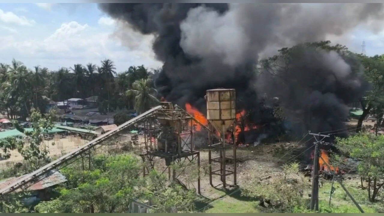 Myanmar junta airstrikes kill 49 in rebel-held Rakhine state
