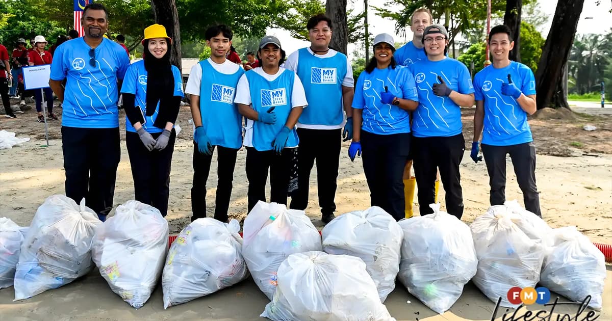Malaysia's Beach Clean-Up Drive Removes 30 Tonnes of Waste