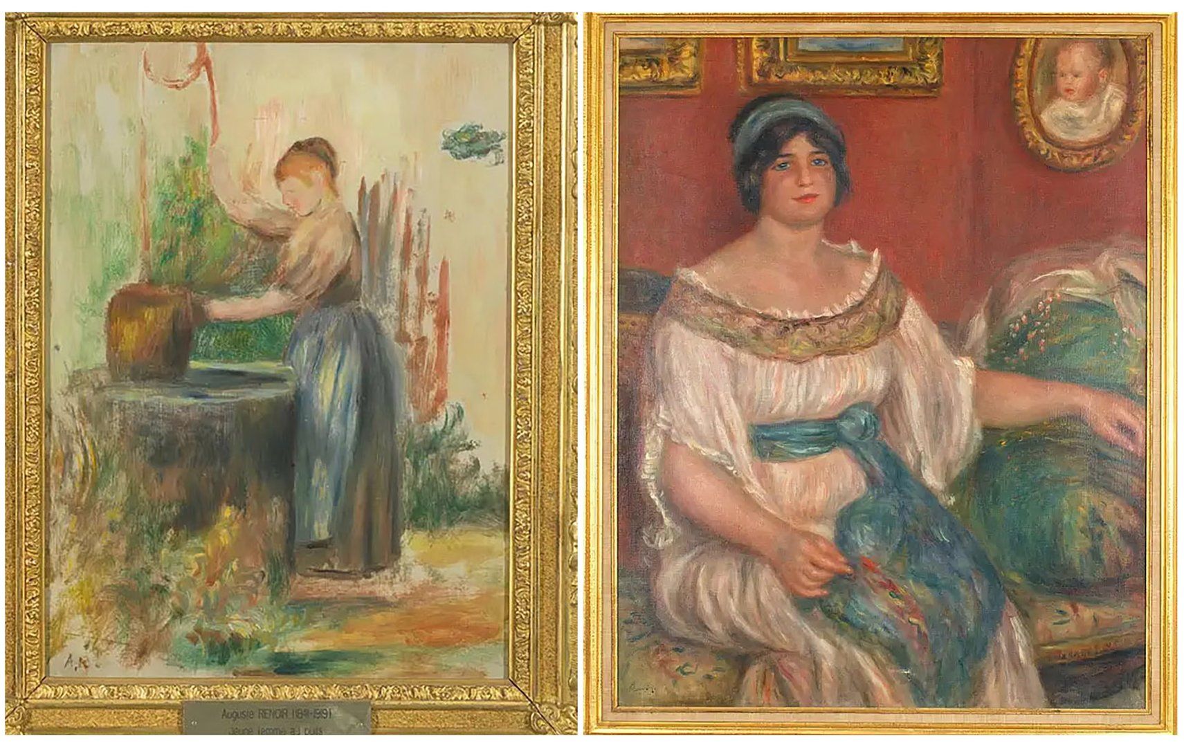 Thieves steal four Renoir paintings worth $10.5 million in France