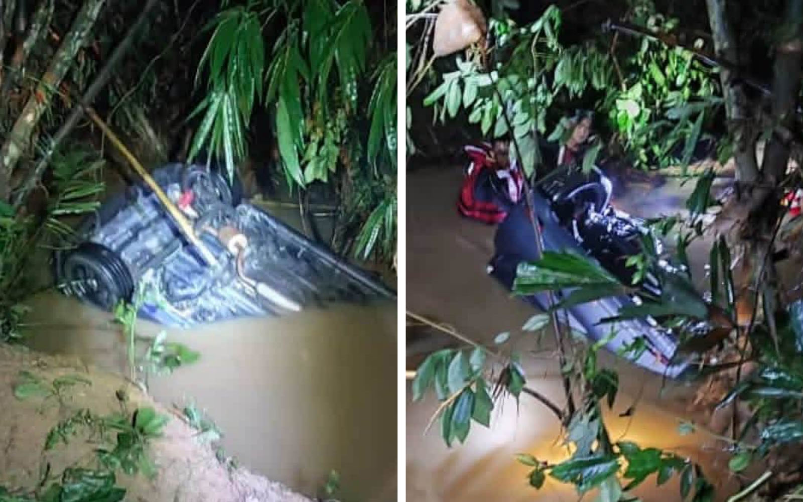 Lelaki Warga Emas Meninggal Selepas Kereta Hanyut di Banjir Rembau