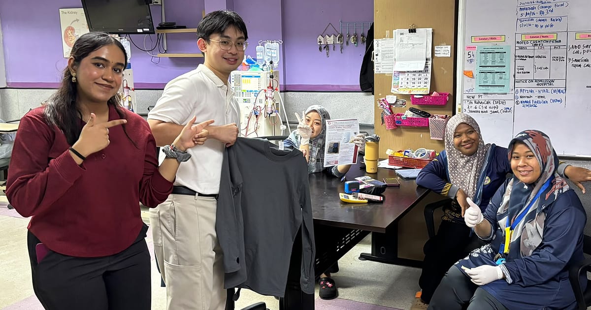 Student venture creates dignified clothing solutions for dialysis patients