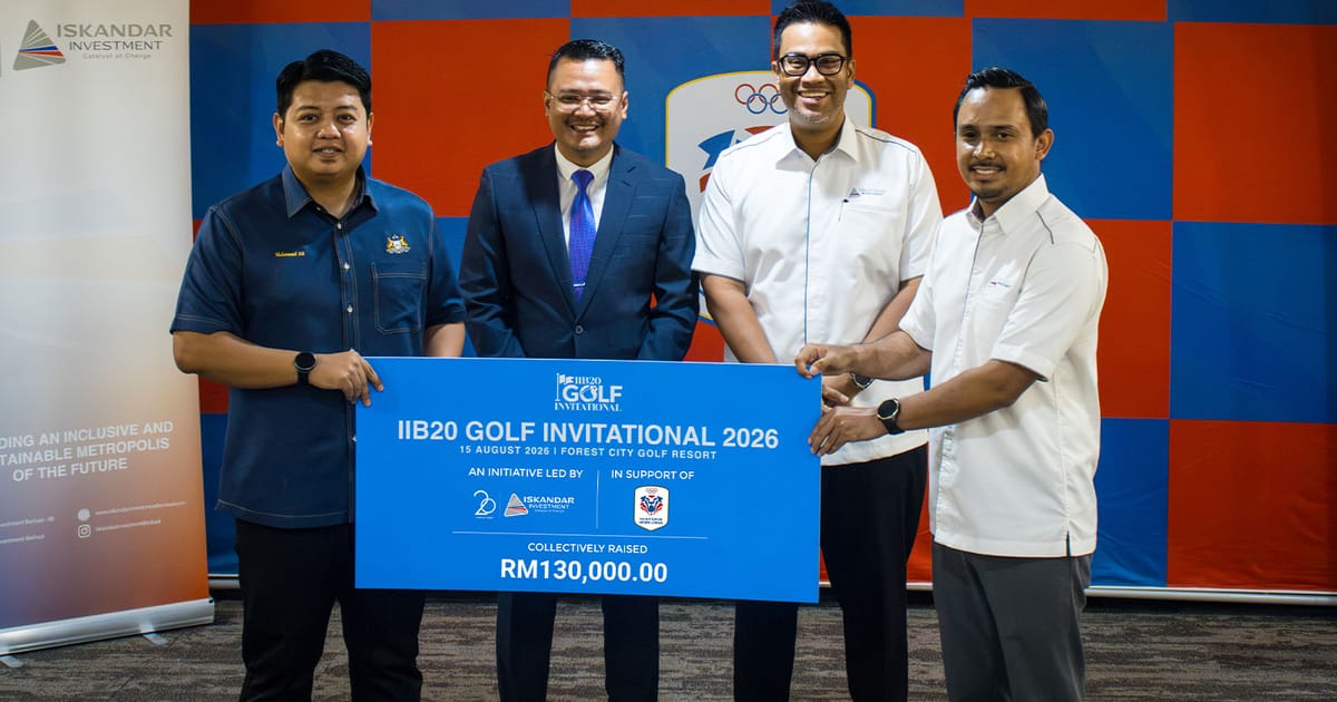 Iskandar Investment raises RM130,000 for Johor athlete development