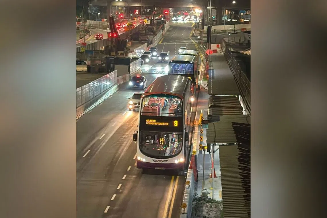Loyang Avenue reopens after emergency water pipe repair works