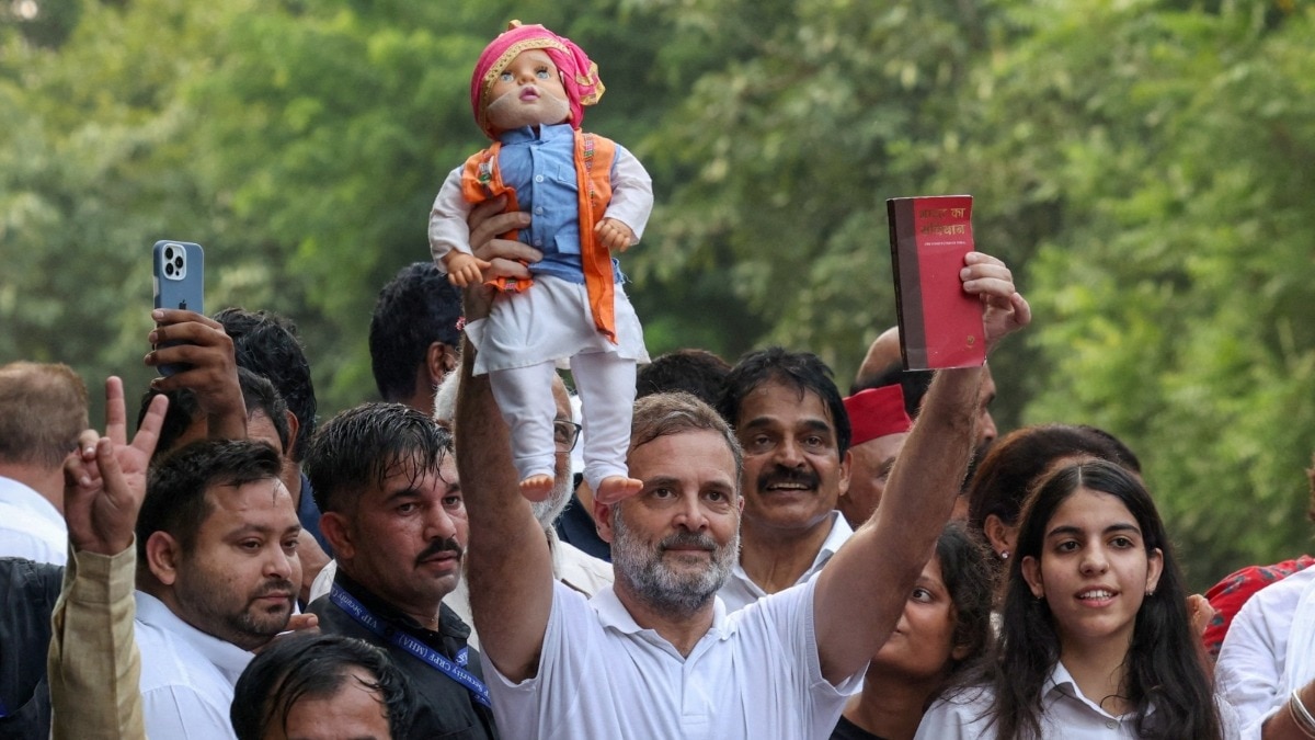 INDIA bloc convenes at Gandhi residence for strategy session