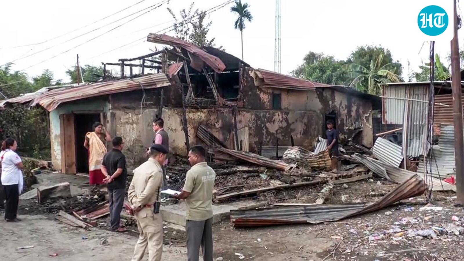 Kuki man killed in Manipur shooting; houses set ablaze