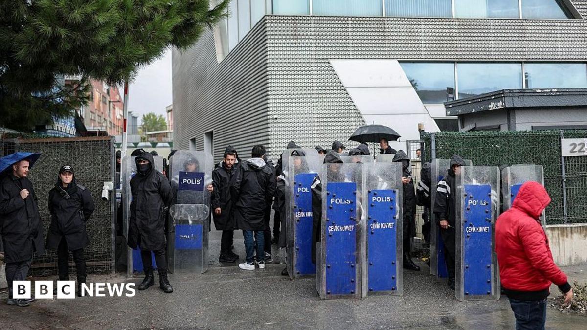Turkish police raid opposition broadcaster, cutting live transmissions