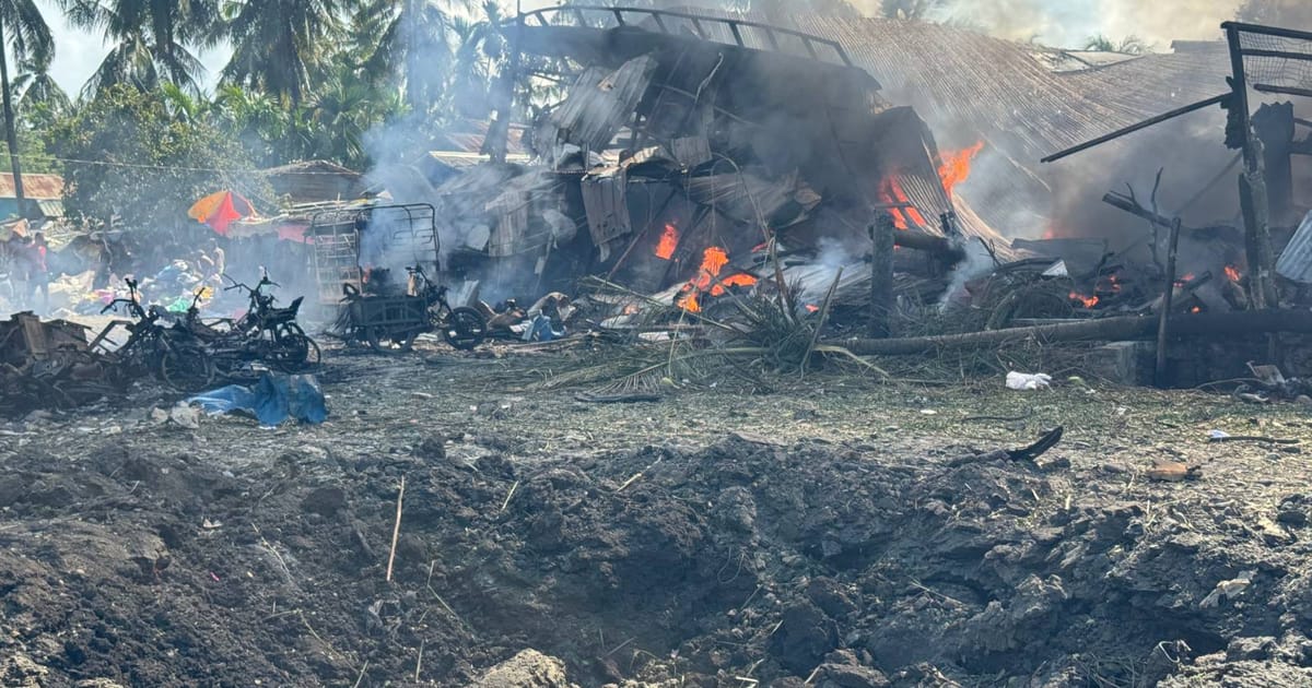 Serangan udara tentera Myanmar bunuh 50 orang, PBB desak perlindungan sivil