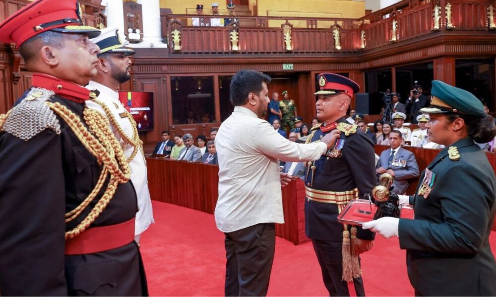 President honours military officers with Vishishta Seva Vibhushana medals