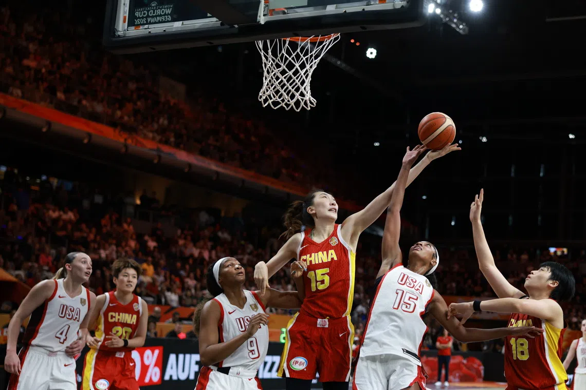 Han Xu leads China basketball team's comeback in World Cup campaign