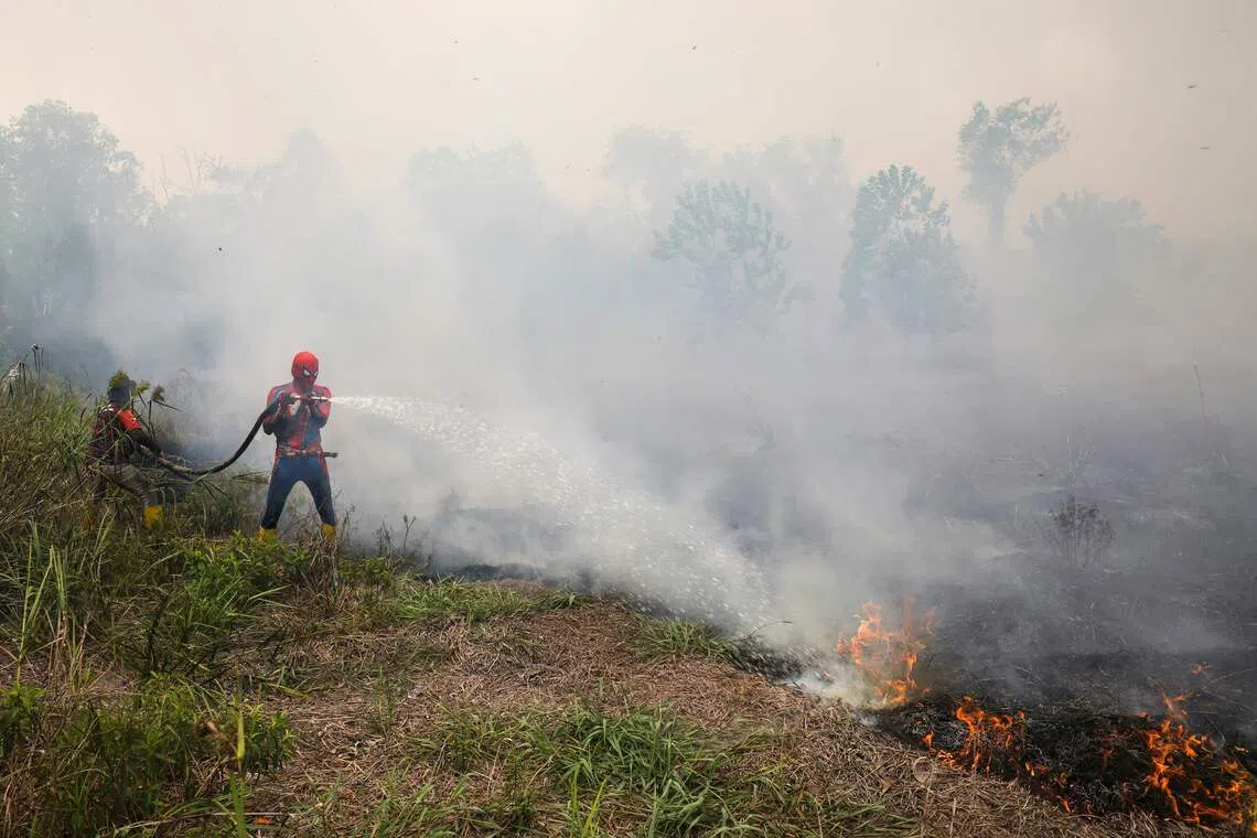 Indonesia arrests 139 over wildfires as blazes persist across nation