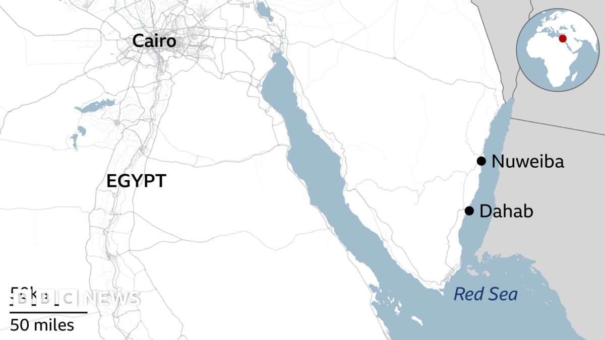 Bus crash kills 22 on Egypt's Red Sea coast