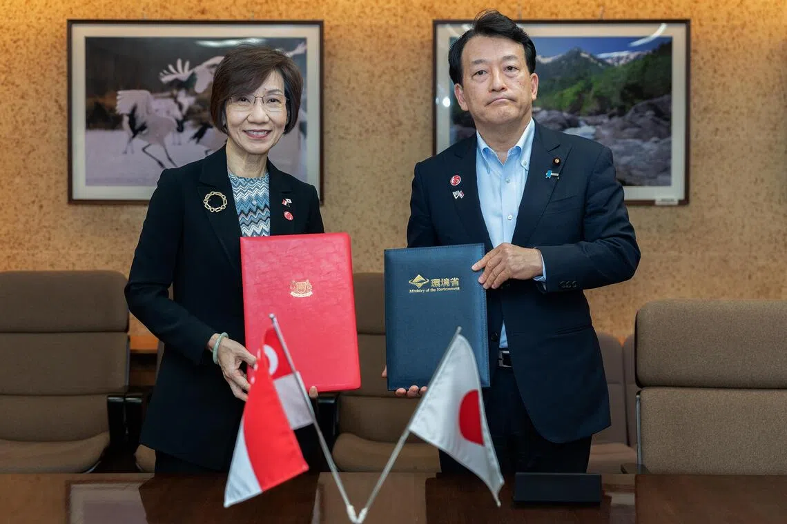Singapore and Japan expand environmental partnership on climate and coastal issues