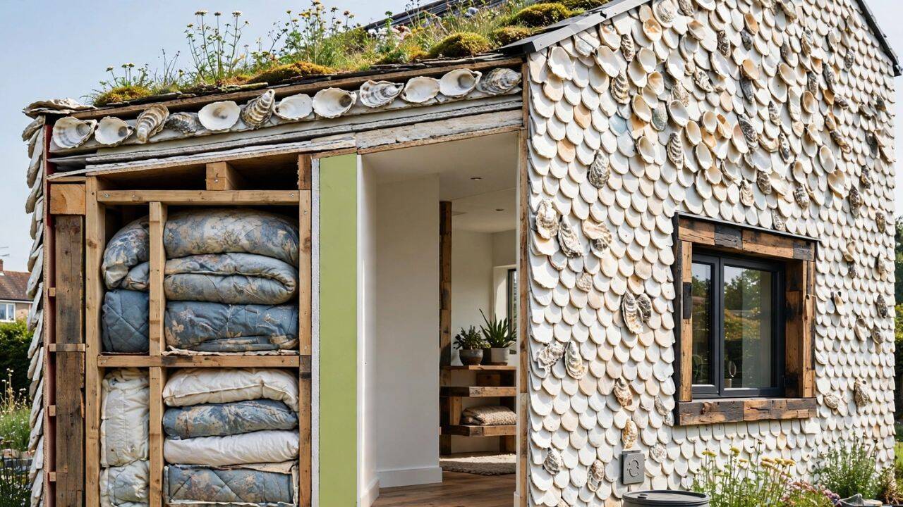 UK researchers transform oyster shells, old duvets into eco-friendly building tiles