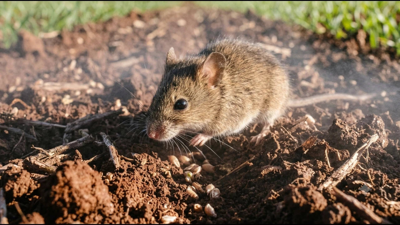 Australian researchers cut wheat seed losses to mice by 63% using oil spray