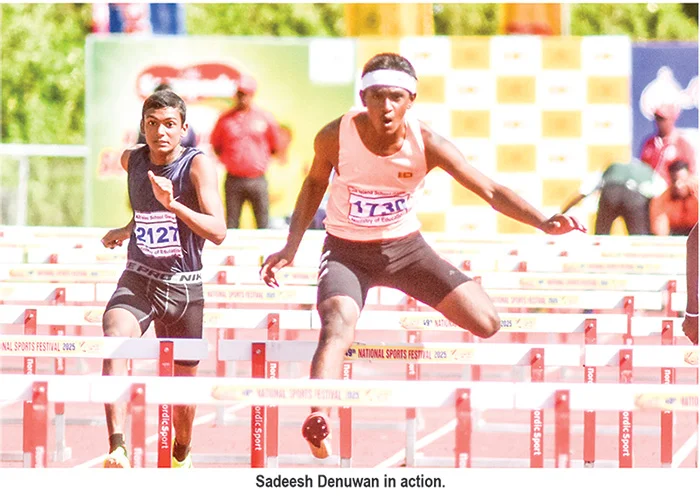 Thabrew, Sandali and Denuwan shine at All-Island Schools Athletics