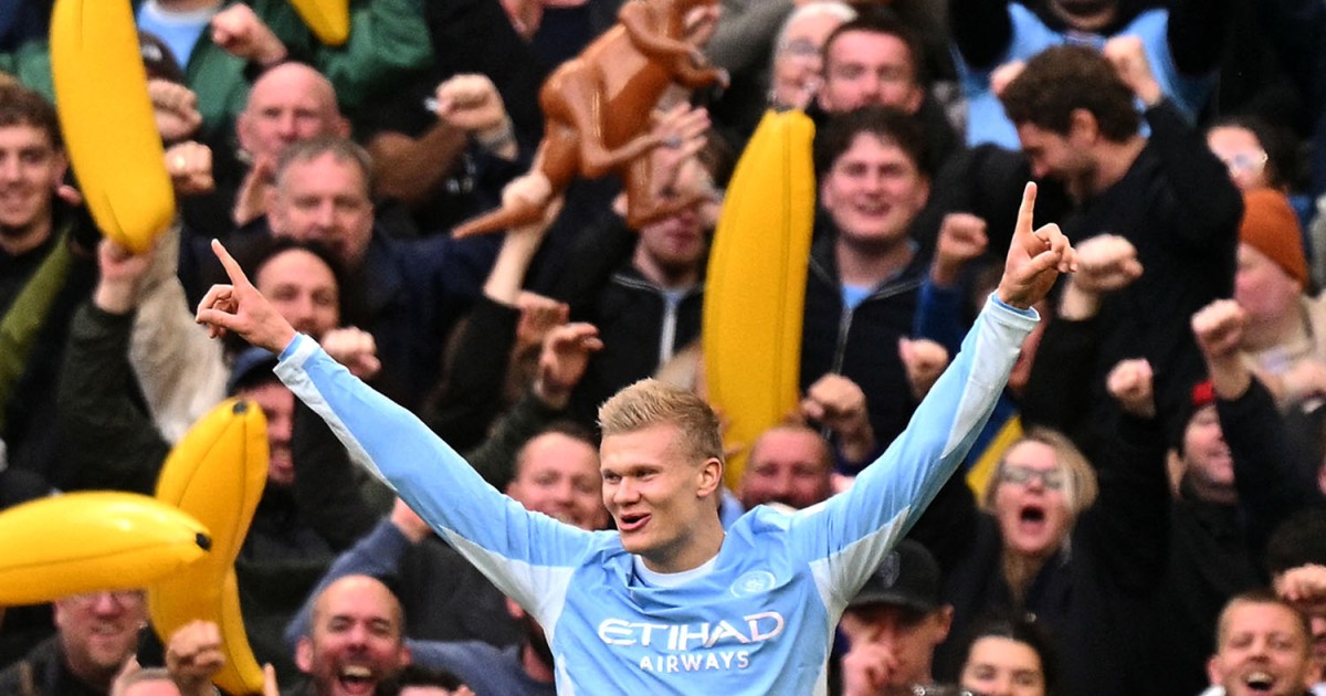 Haaland's prolific form propels Manchester City to seventh straight win